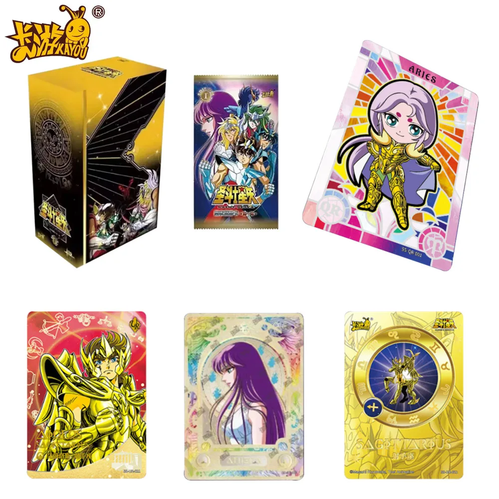 2023 KAYOU Original Anime Saint Seiya Saint Cloth Awakening Card Gold UR SE BP Athena Shiryu Dragon Peripheral Collection Card