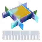 Регулируемая рамка-кронштейн, силиконовая деталь сделай сам, ящик, разделитель, полки для хранения, инструменты для рукоделия, украшение для дома