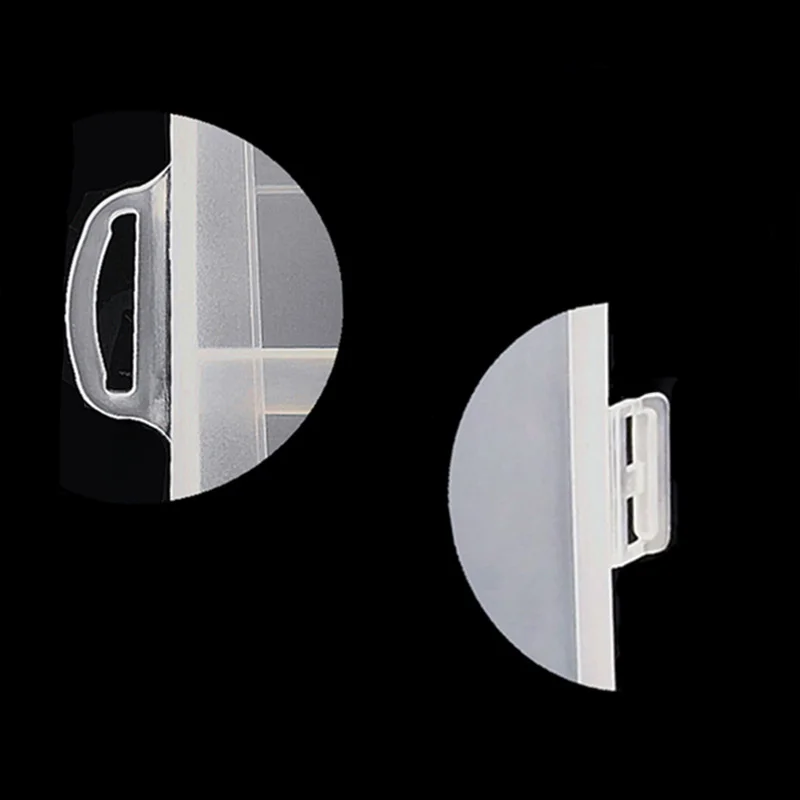 13 Grids Mixed Metal Accessory Box DIY Jewelry Material Case for Holding KC Gold and Platinum In A Plastic Transparent Box