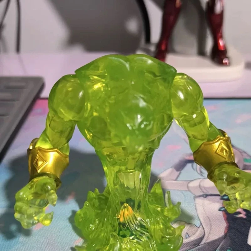 Аниме Heroes of the Storm Фигурка Fire Element Flame Illidan Stormrage Фигурки Devil Hero Игрушки Светящиеся 7