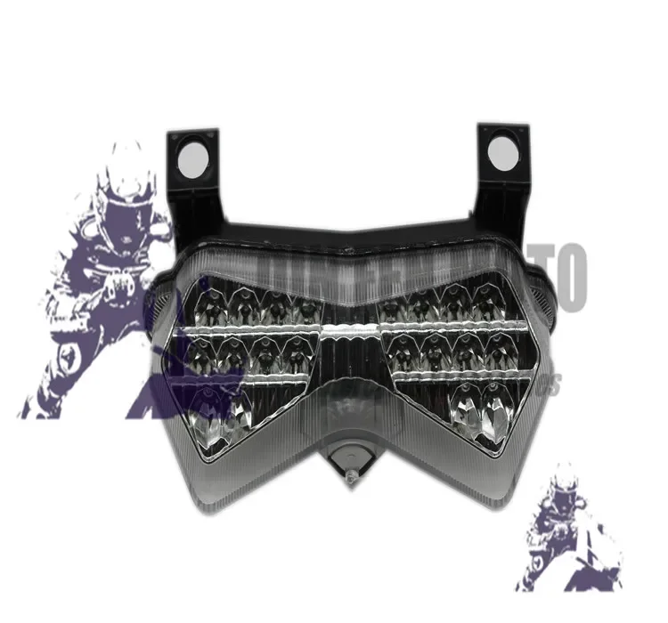 

Fit For Kawasaki Ninja ZX6R 636 03-04 Z750S 03-04 Z1000 2003-05 Motorcycle LED Rear Taillights Brake Tail Turn Signal Light NEW