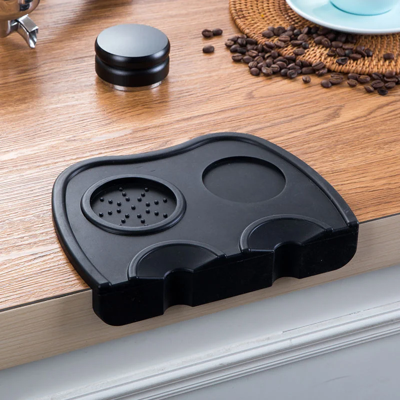 

Espresso Coffee Tamper Mat Corner Pressed Powder Pad Silicone Pad Coffee Appliance Holder Tamper Bar Coffee Mat Barista Tool