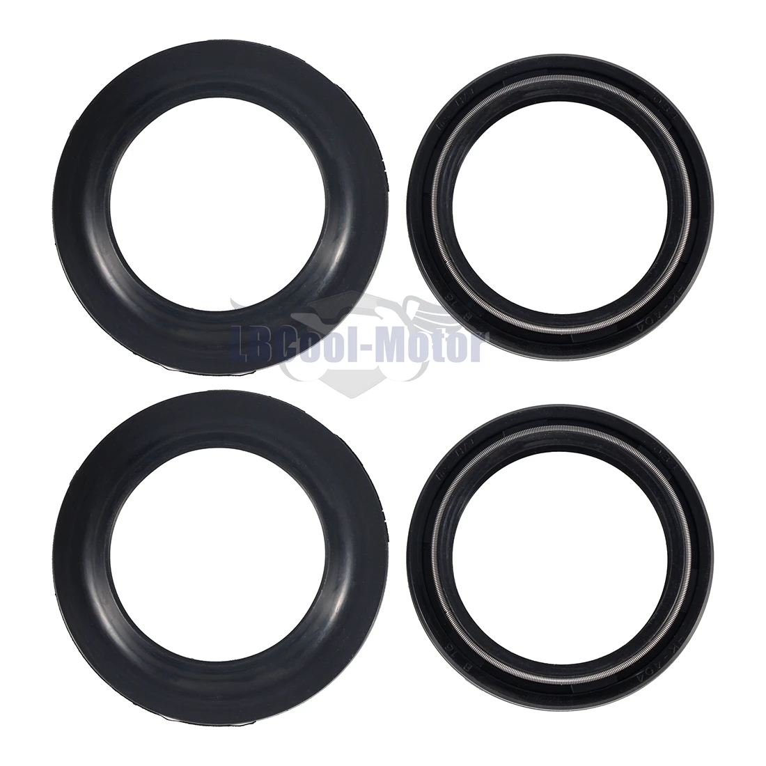 

Motorcycle Front Fork Oil Dust Seal Wiper Seals Kit Set For Kawasaki ZZR250 1990-2007 1991 92 93 94 95 96 97 98 99 2000 01 2006