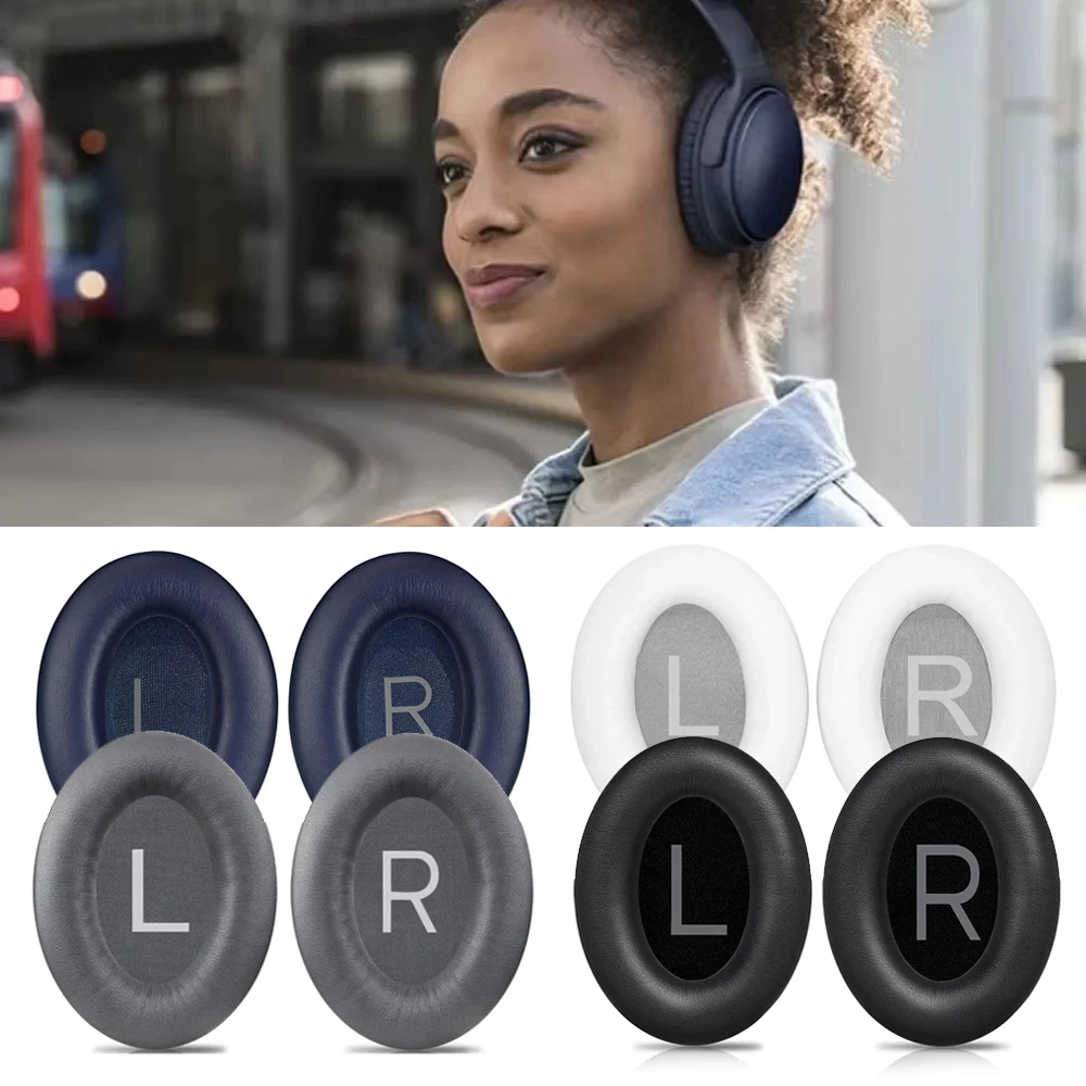 Сменные амбушюры подушки для Bose QC45 QuietComfort 45 наушников мягкие протеиновые кожаные