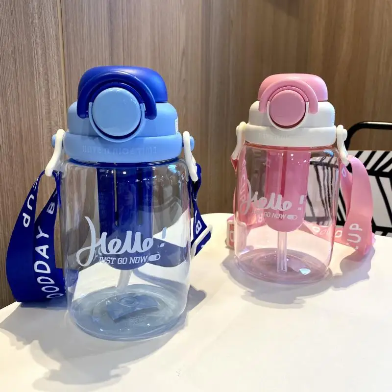 950 мл соломенная бутылка для воды большая емкость пластиковая портативная