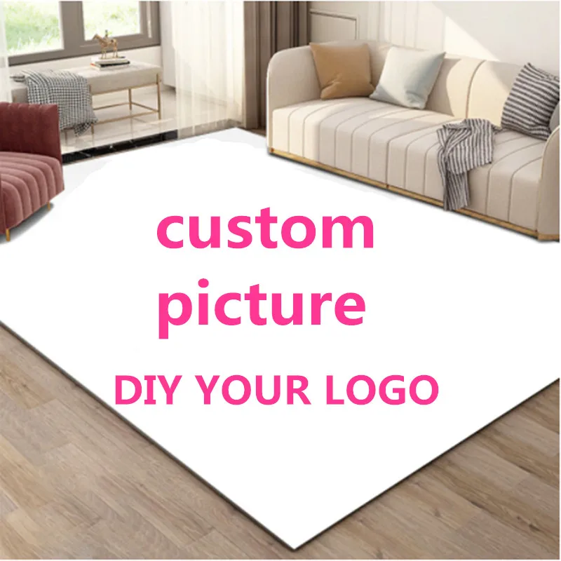 

Custom Photo/Logo Carpet with Your Image Area Rugs Customize your own picture Carpets For Living Room Floor Mat Bedroom Decorate