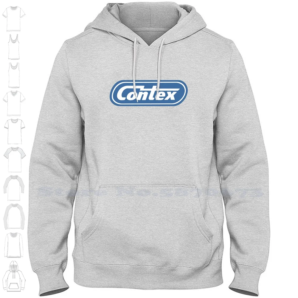 Модная толстовка с капюшоном логотипом Contex высококачественные худи из 100% хлопка
