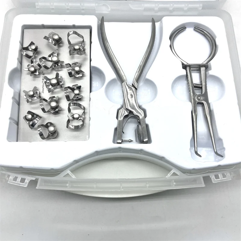 Горячая Распродажа Стоматологический Хирургический Инструмент Rubber Dam Dental Kit