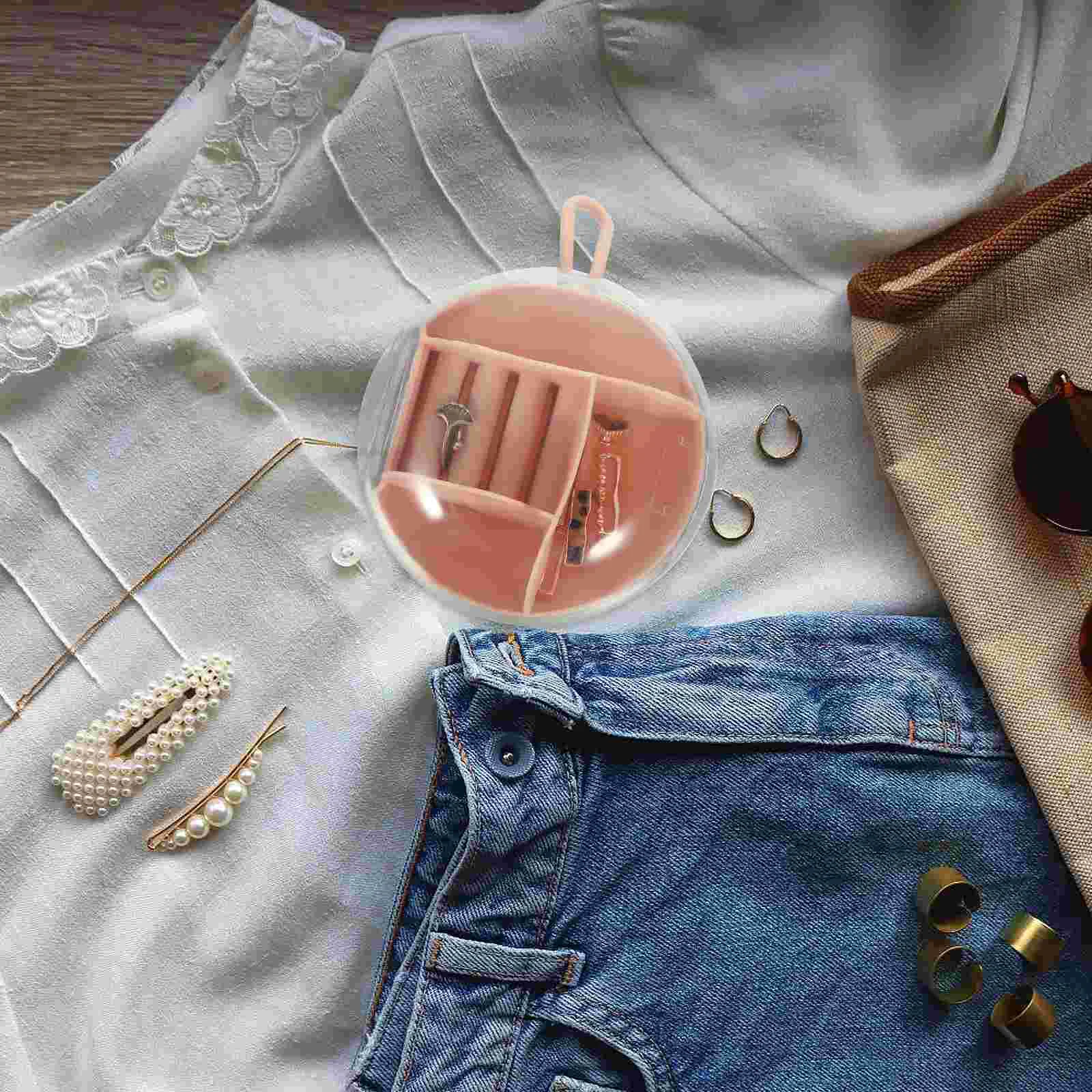 

Jewelry Case Rings Holder Organizer Storage Necklace Organizing Travel Portable