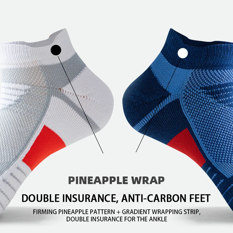 GYMIGO Men Sports Socks Creativity Professional Running Socks  Fitness Basketball Socks Quick Dry Cotton Socks For Men