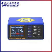MECHANIC iCharge 8 Max 110W 8 Ports PD45W Wired Charger 15W Wireless Fast Charge LCD Digital Display QC3.0 Mobile Phone Charging