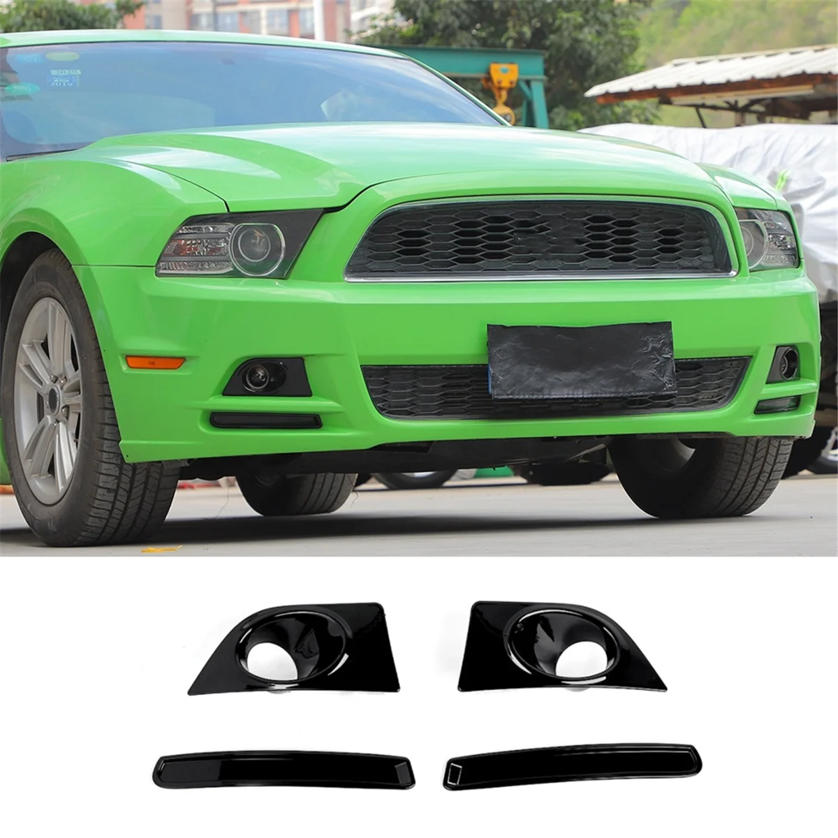Для Ford Mustang 2010-2014 автомобильная передняя противотуманная фара крышка