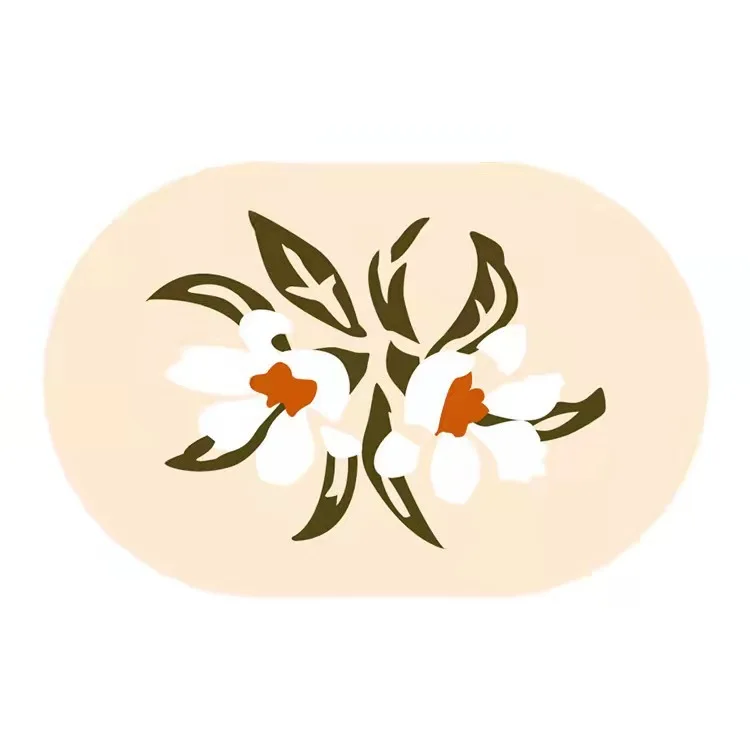 Ковер для сада цветов гостиной ковер ванной комнаты впитывающий воду напольный