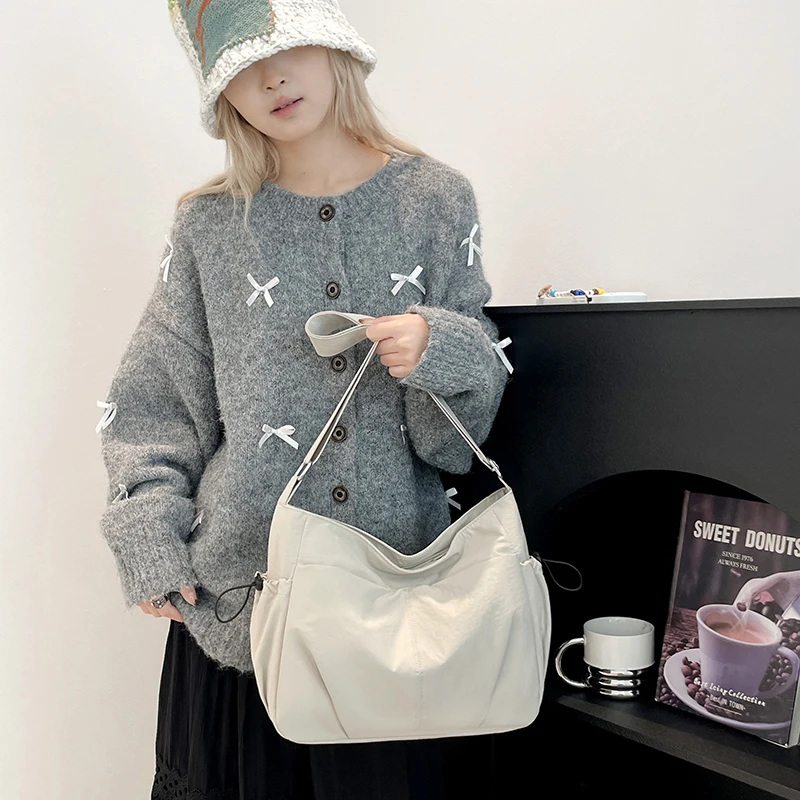 Нейлоновая швейная нить на молнии повседневные сумки через плечо новинка 2023 года