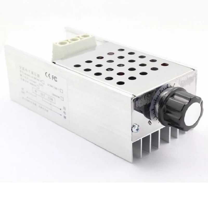AC 220V 10000W SCR регулятор скорости двигателя напряжения диммируемая модуляция