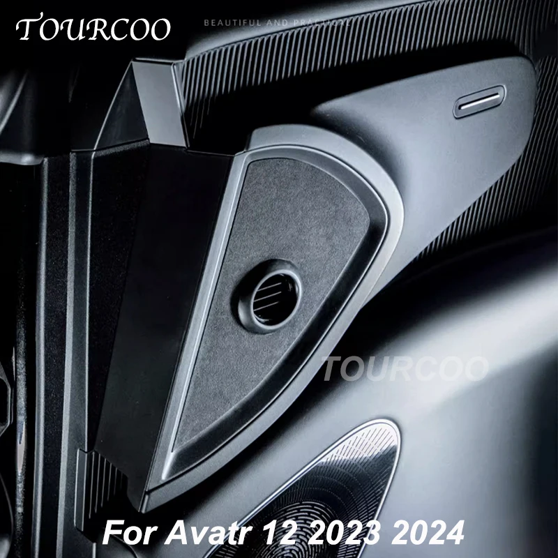 Защитная Наклейка для дверной панели из алькантары Avatr 12 2023 2024 замшевые