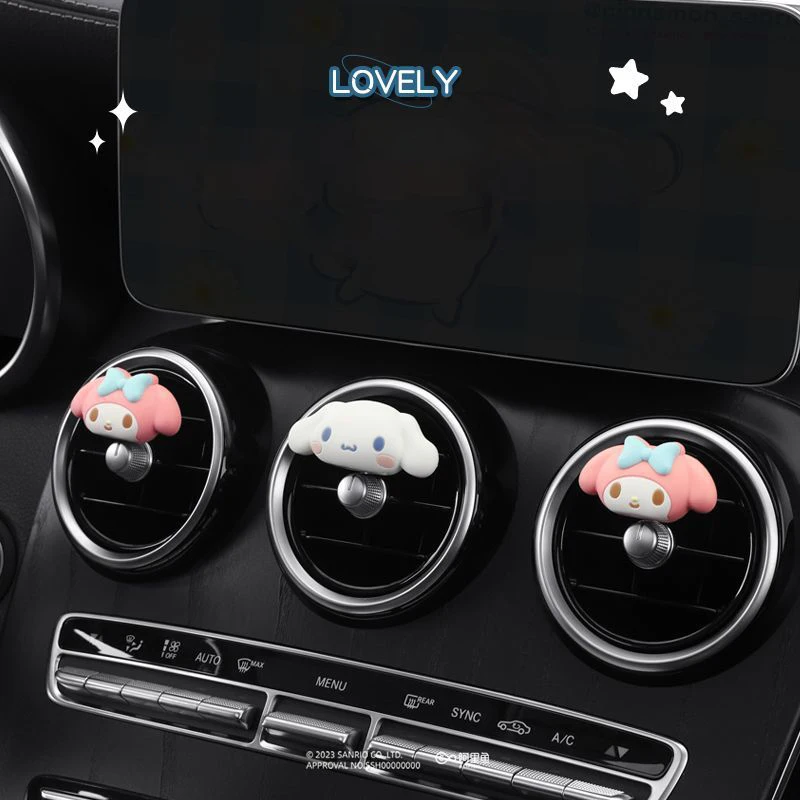Sanrio Подлинная My Melody Cinnamoroll автомобиль кондиционирование воздуха вентиляционные