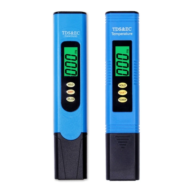 

Water Analyzer Monitor Water Quality Digital Tester EC/TDS/Temp Test Meter with Backlit for Aquarium Fish Tanks Pool R7UA