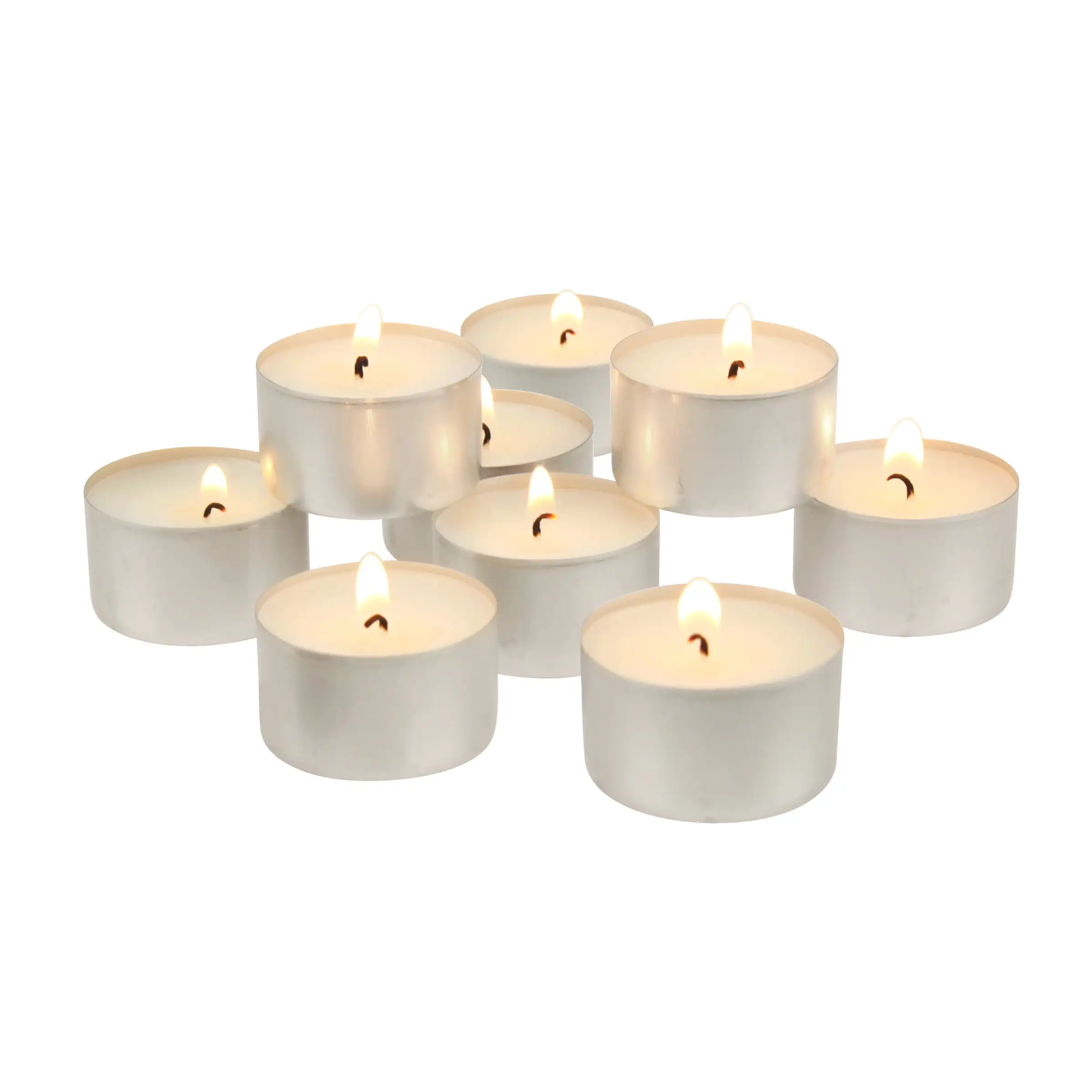 

Unscented Long Burning Tealight Candles with 6-7 Hour Burn Time, 200 Pack, White
