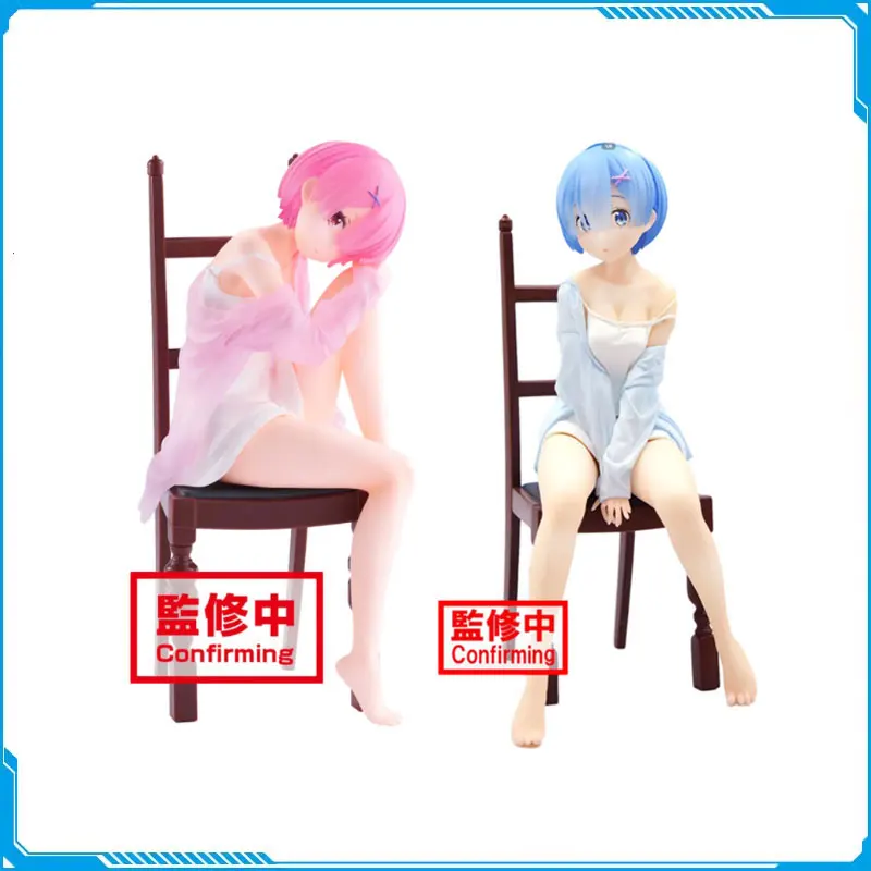 

Relax Re:Life In A Different World From Zero Rem Ram Summer Pajama Ver PVC Action Figure Collectible Model Doll Toys