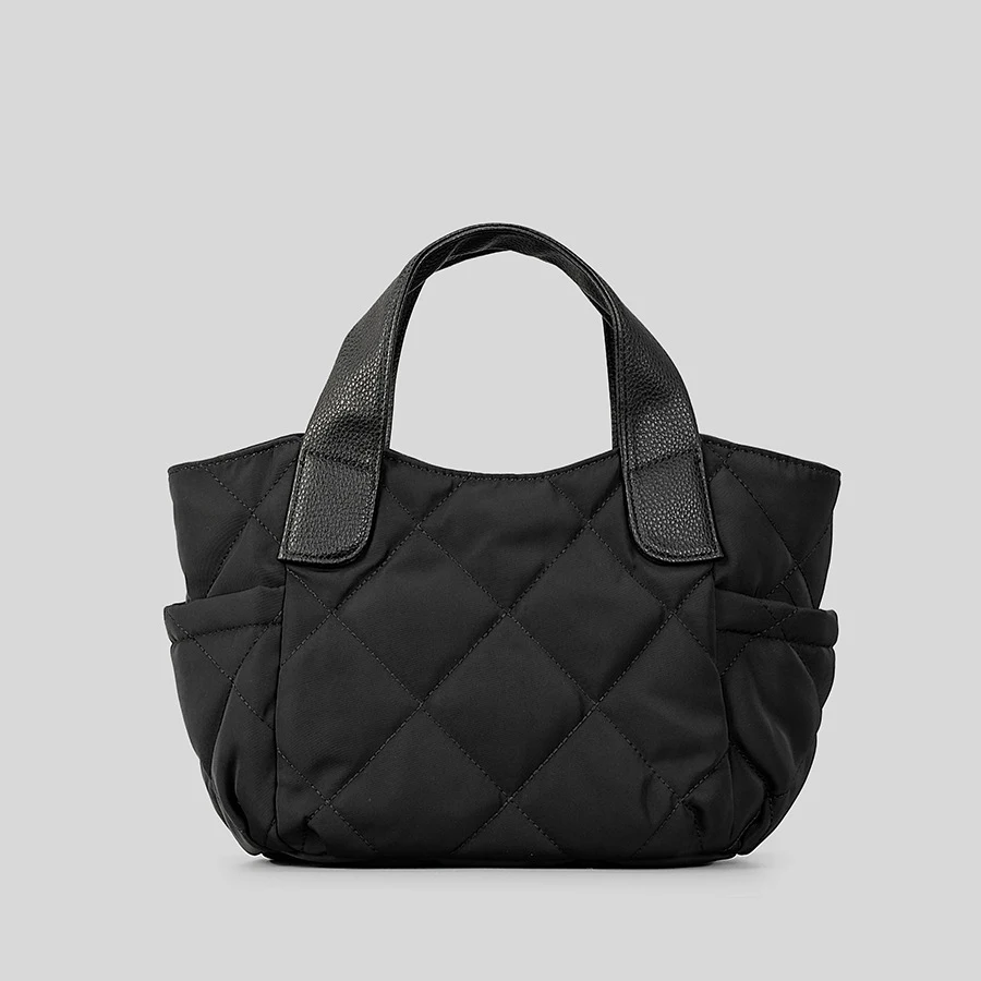 

Повседневные стеганые женские сумочки Lingge, дизайнерские сумки на плечо с подкладкой, нейлоновая Хлопковая Сумка через плечо, большая сумка-тоут, кошелек для покупок 2023