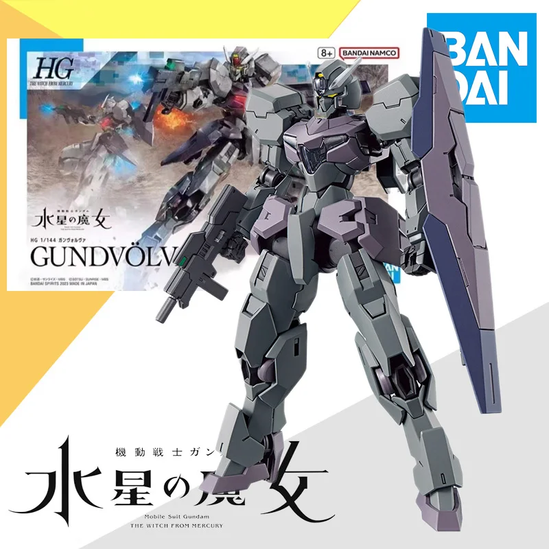 

In Stock Bandai 1/144 FULL MECHANICS HG The Witch From Mercury GUNDAM GUNDVOLVA Anime Action Figure Model Toy Gift for kid