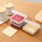 2 шт. коробка для хранения сливочного сыра, портативный холодильник, органайзер для сохранения свежести фруктов и овощей, прозрачный контейнер для сыра