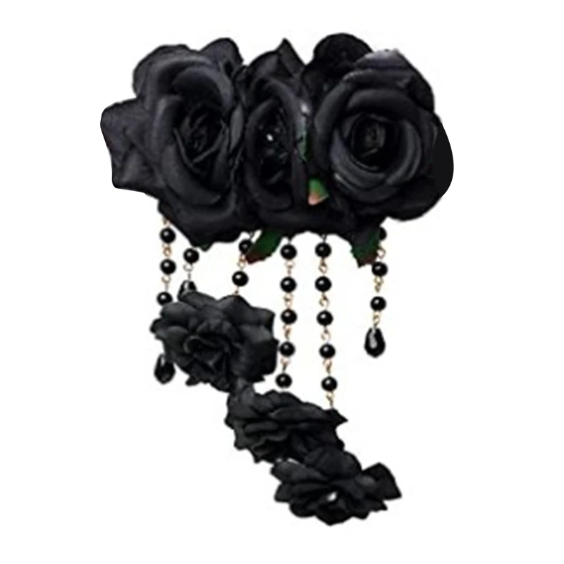 

Заколка для волос Goth Day Of The Dead Hair Piece Steampunk Barrettes Goth