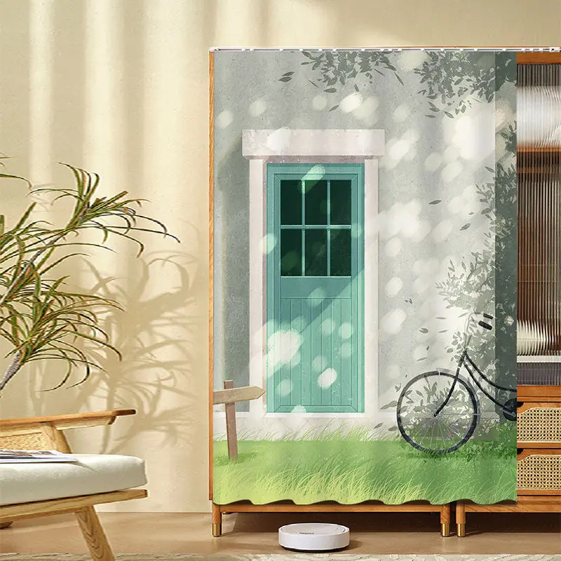 Пылезащитные Чехлы для шкафов зеркальные самоклеящиеся шторы шкафы обуви