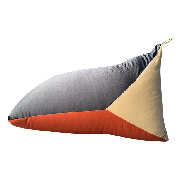 Фото Новый Уличный Водонепроницаемый Плетеный Диван-мешок Lazy Bean Bag в форме треугольника, Красочный, Удобный, для пляжа и терапии №3