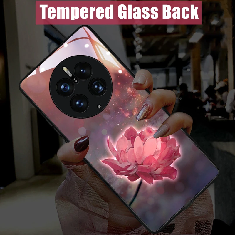

Lotus Flower LED Light Glowing Case for iPhone 11 12 13 14 Pro Plus Max Samsung S21 S22 S23 Note 10 20 A53 A72 Plus Ultra