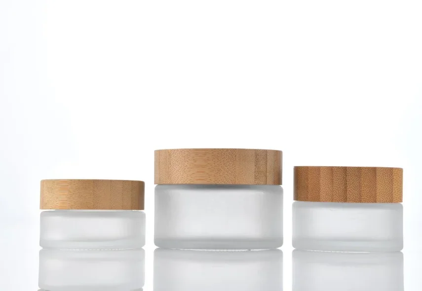 300 шт. 15 г Лидер продаж 30 косметические контейнеры банка для крема бамбуковая