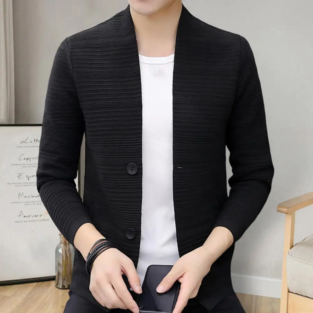 

Стильный удобный мужской свитер-пальто с защитой от усадки осенний свитер-пальто Простой корейский стиль