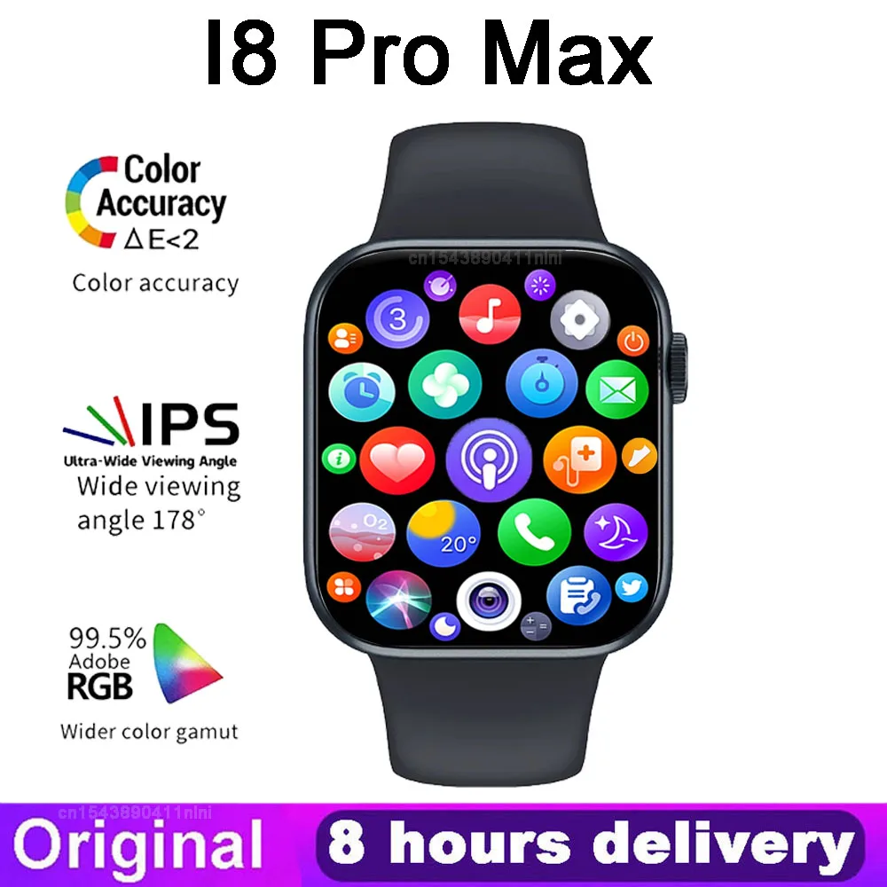 

Series8 Smart Watch Original I8 Pro MAX SmartWatch 2023 Custom Dial Heart Rate Monitor Sport Men Women Smart Watch PK I7 Pro Max