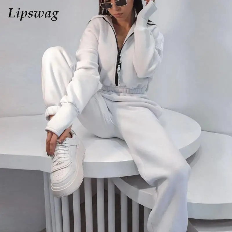 

Fashion Solid Pullover Hooded Jumpsuit Women Elegant One Piece Fleece Romper Ladies Casual Long Sleeve Warm Playsuit Overalls