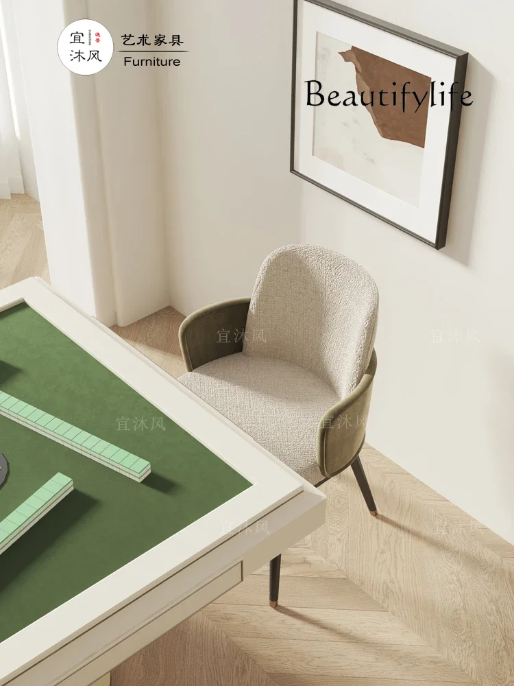 Светильник роскошный современный маджонг стол и стул Автоматическая вилла Досуг