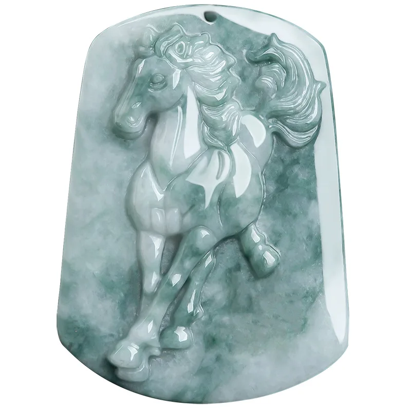 

Ожерелье-чокер с подвеской из бирманской Нефритовой лошади, ювелирные изделия, ожерелья с синим амулетом, модное ожерелье, натуральные драг...