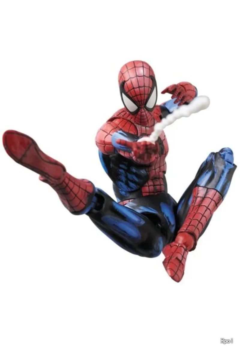 Фото Игрушка Medicom Toy MAFEX №108 Человек-паук Питер Паркер, версия Comic Paint Фигурки Человека-паука, аниме-модель 1/12, оригинальная упаковка №3