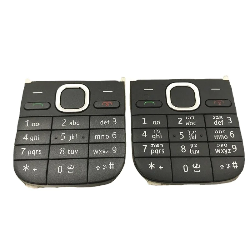 For Nokia C2 C2-01 Mobile Phone Keypad English and Hebrew Ke