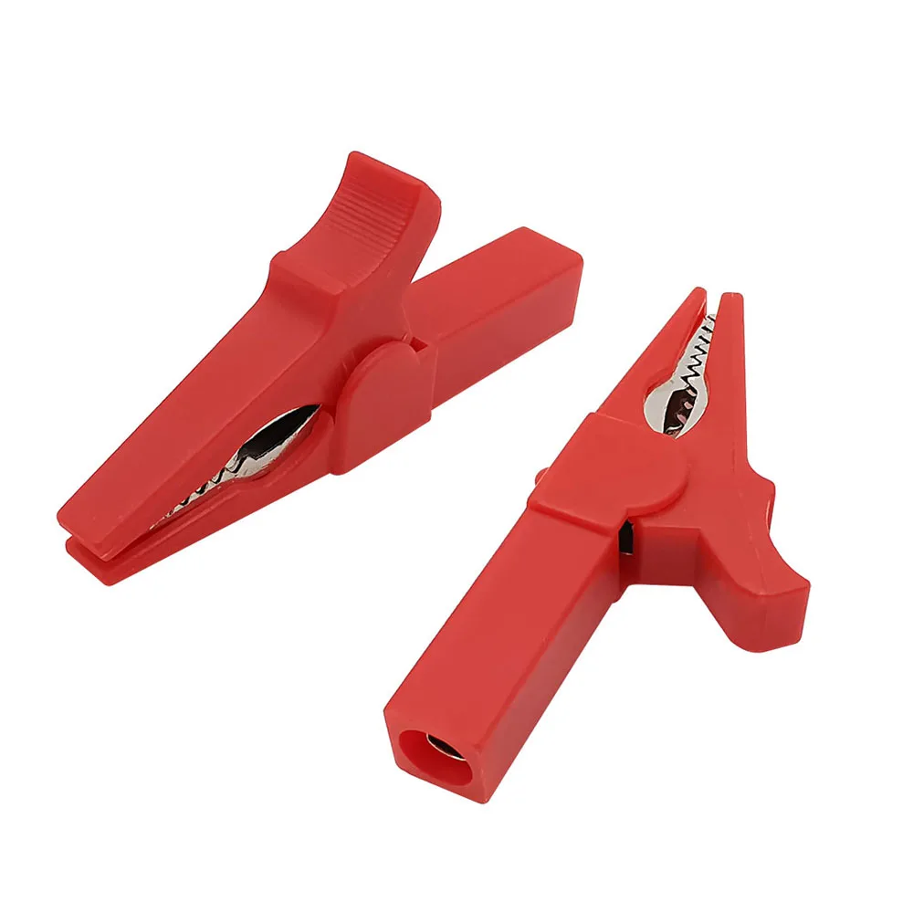 6 шт. 55 мм стандартный зажим типа крокодил для штекера банана 4 мультиметр ручка