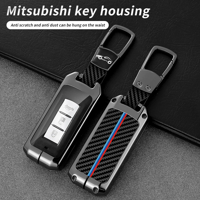 Чехол для автомобильного ключа чехол Mitsubishi Outlander ASX Xpander Triton Pajero LANCER Sport Eclipse Cross L200