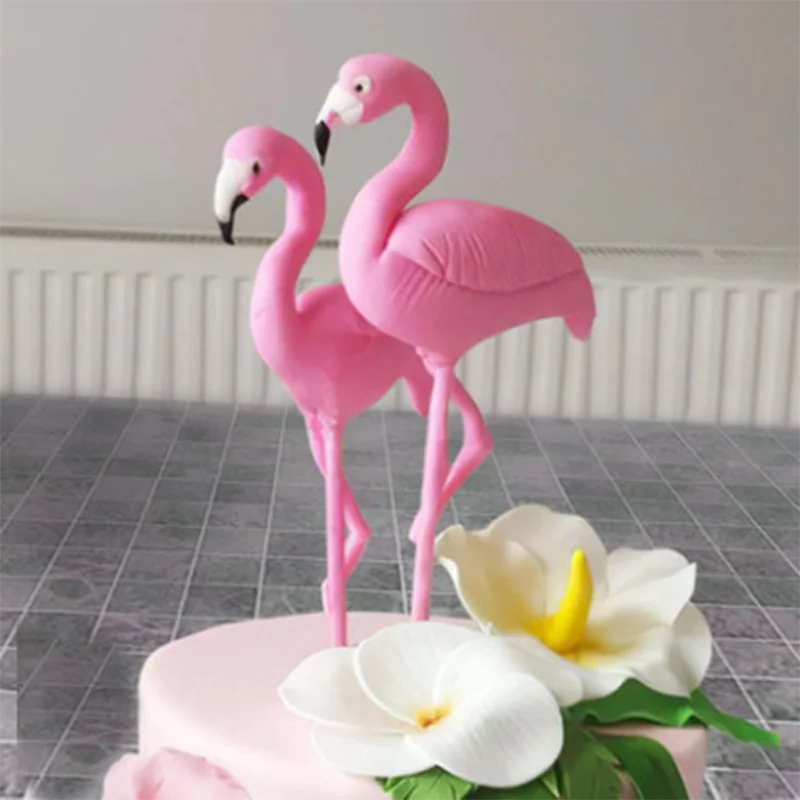 

1 PC Flamingo Cake Topper Cute Tropic Party Summer Girl Birthday Wedding Decor Flamingo Gifts Hawaii Hawaiian Party Decoration