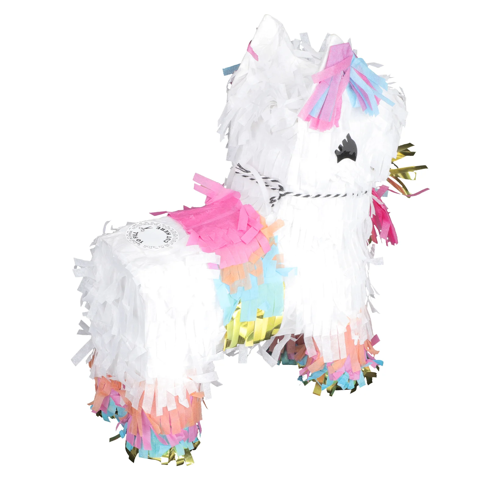 

Pony Pinata Funny Children's Mexican Decor Game Prop Party Supply Toy Mini Stuffies Sugar Filled Plaything Decorations Horse