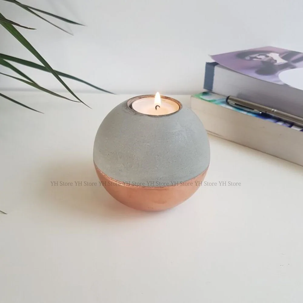 

Силиконовая форма для подсвечника, форма для бетона, подсвечника, форма для смолы, форма для сушеных цветов, шариков, подсвечников, держател...