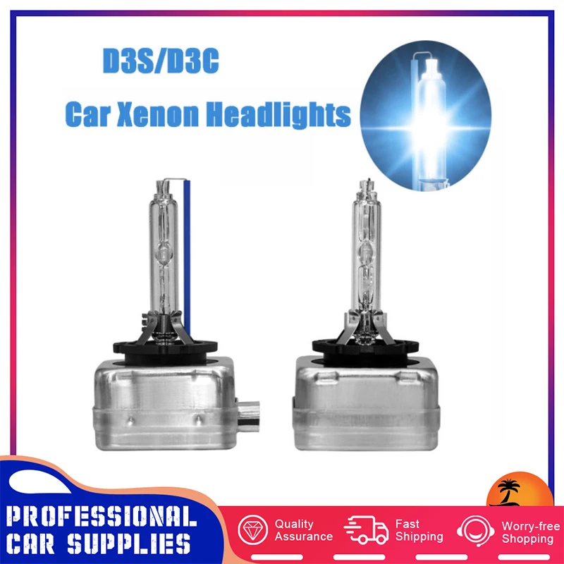 

2 шт., автомобильные ксеноновые ламсветильник D3S D3C 8000K лм