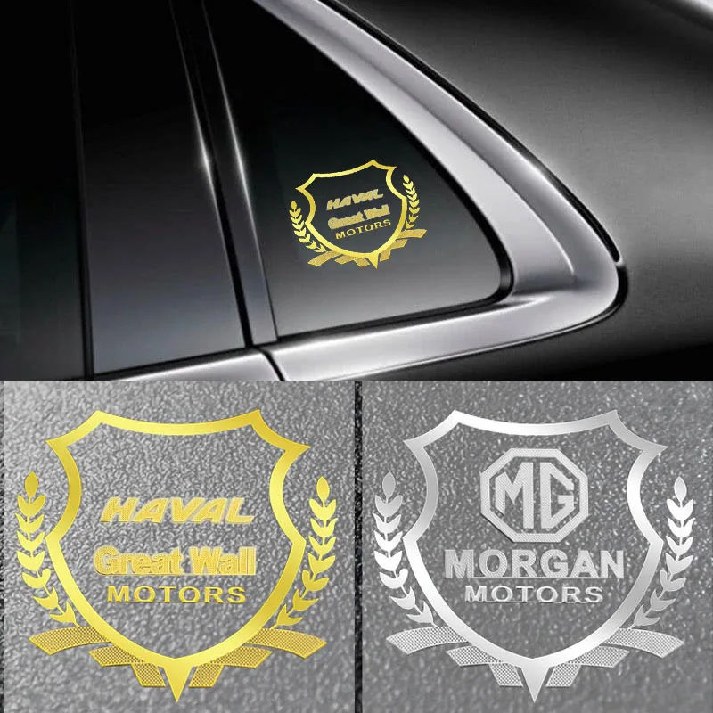 

1PC Car Triangle Window Glass Stickers Decal For Mitsubishis Lancer 9 l200 ASX Outlander 3 XL Pajero ralliart Galant 8 Delica