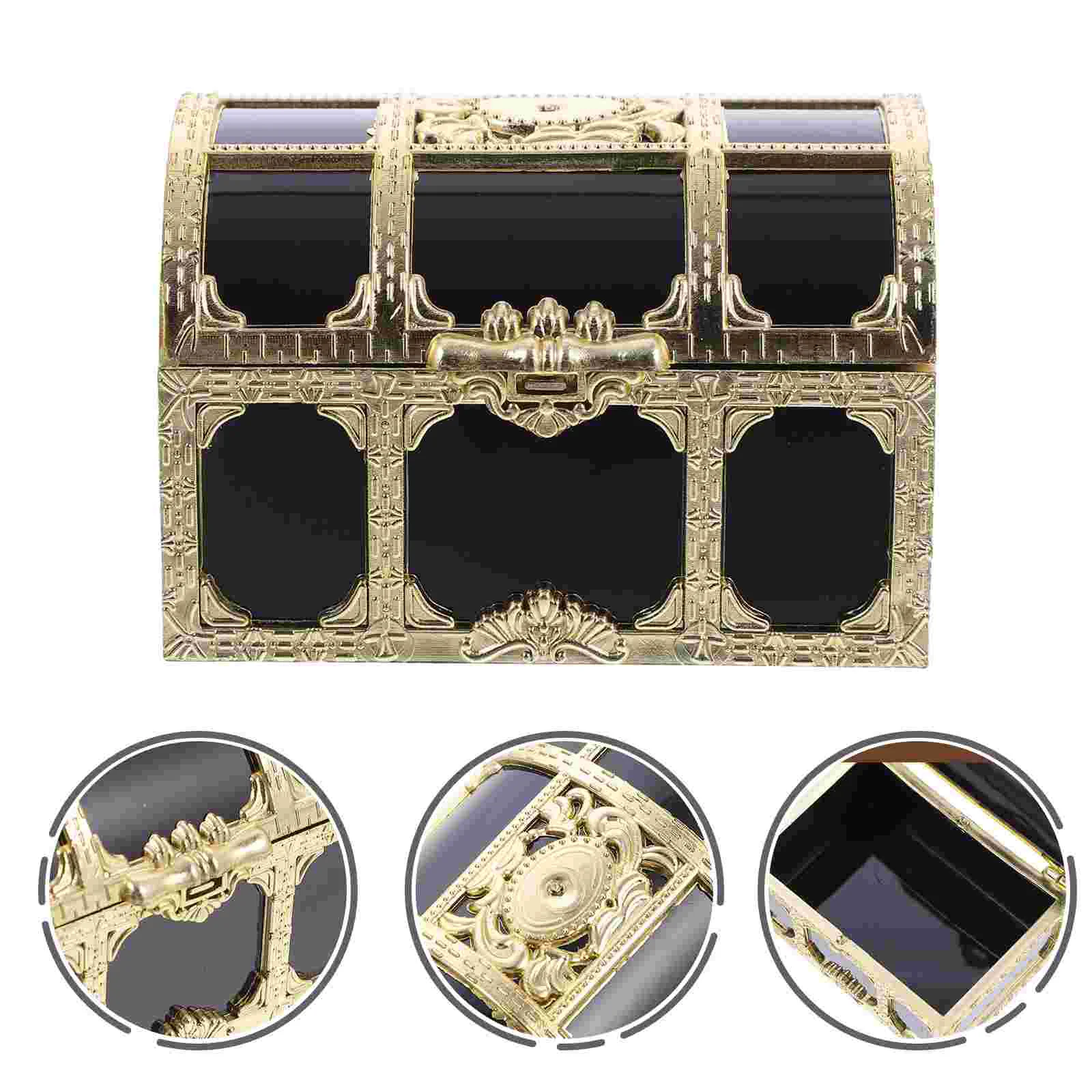 

Treasure Pirate Boxstoragekids Case Party Mini Boxes Vintage Keepsake Trinket Jewelryfavors Candyclassroom Toys Prizes Costume