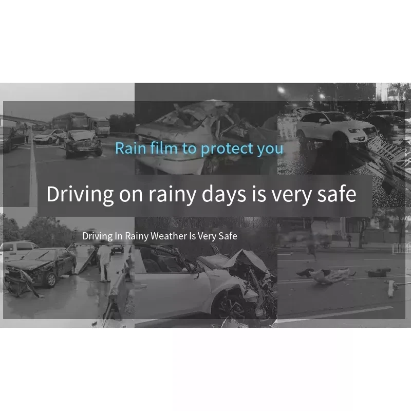 2 шт. непромокаемая Антибликовая Защитная пленка на боковое стекло автомобиля