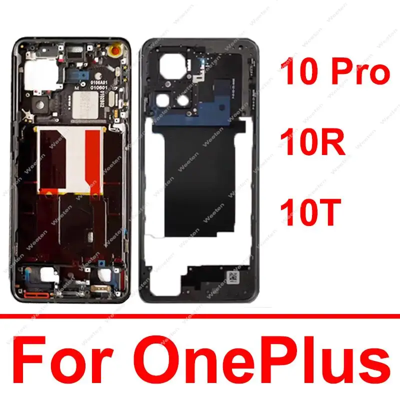

Для OnePlus Oneplus 1 + 10 Pro 10Pro 10R 10T средняя рамка Корпус Передняя рамка средний корпус с/без боковой кнопкой шасси