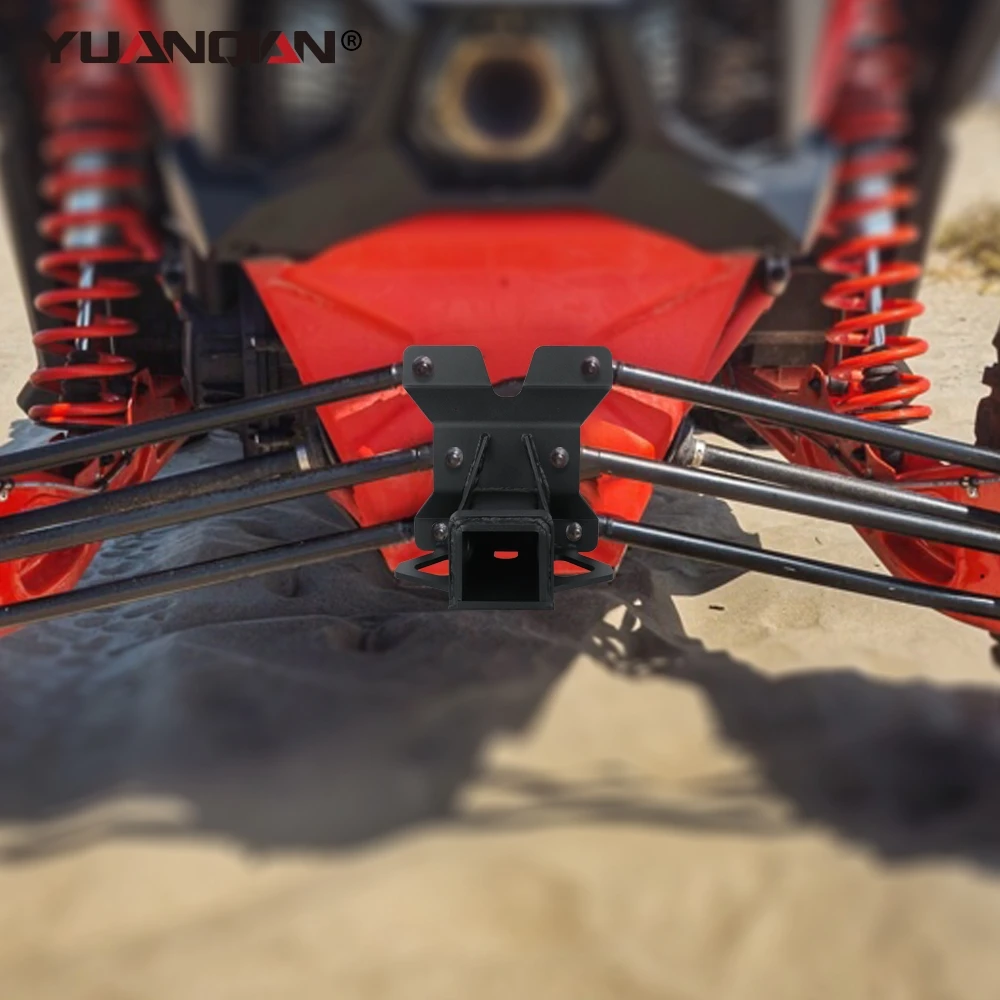 Фото Задний фаркоп-прицеп для Can-Am Maverick X3 / MAX (все модели) UTV ATV, 2-дюймовый приемник, без сверления, аксессуары 2017-2024 №1